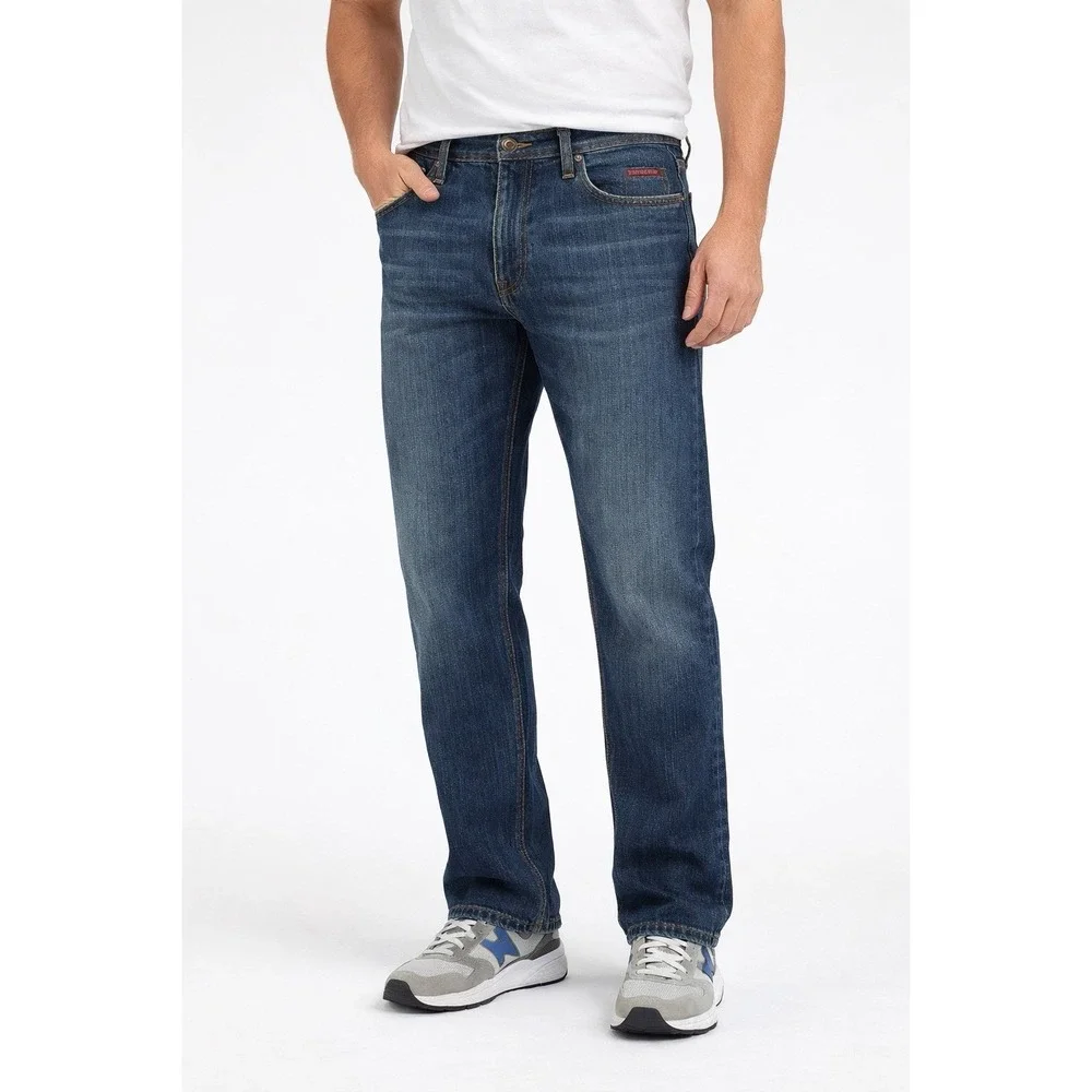 U.S. Polo Assn. Mens Jeans 36x32 Blue Denim Straight Fit‎ Classic Casual Pants